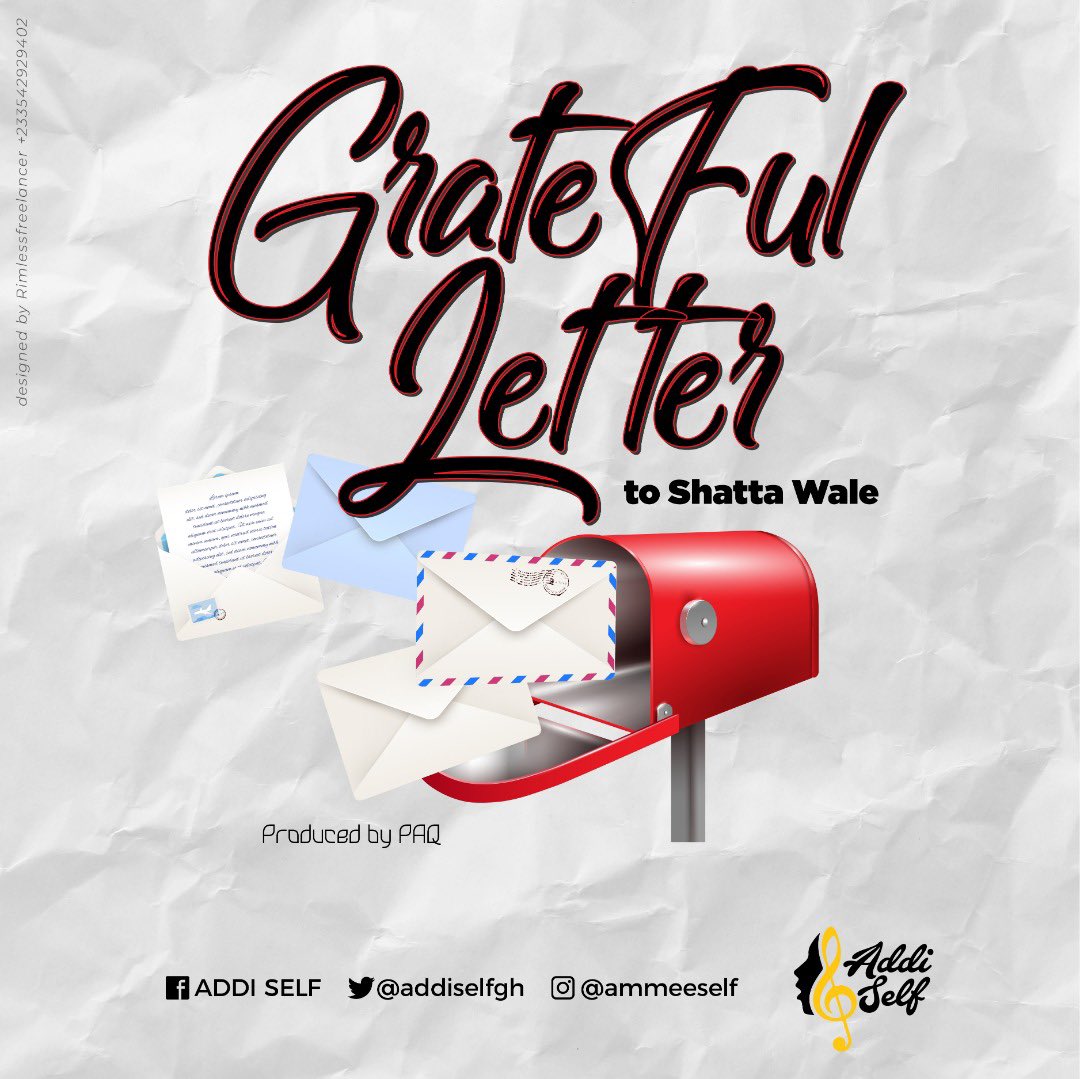 Addi self grateful letter to Shatta Wale
