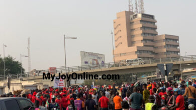 NDC Youth Wing hits Accra streets to protest against E-levy