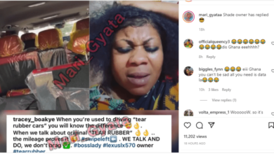 You Don't Drive A Tear Rubber Car So You Don't Know The Difference – Tracey Boakye Shades Empress Gifty