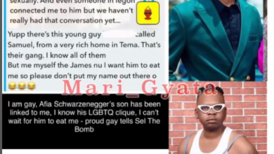 I Am Gay, Afia Schwar's Son Has Been Linked To Me; I Can't Wait For Him To Eat Me