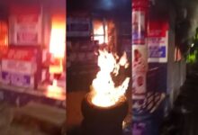 Aggrieved NPP supporters in Aowin set party office on fire over constituency elections