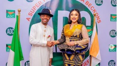 Tonto Dikeh nominated as running mate to Rivers State governorship candidate
