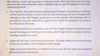 'Paul Adom Otchere lied'- Asogli State Council dismisses claims about Togbe Afede's ex-gratia