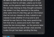 Son Receives Hot Slaps After Planning A Date With Girlfriend, Juliana Using His Father's Car