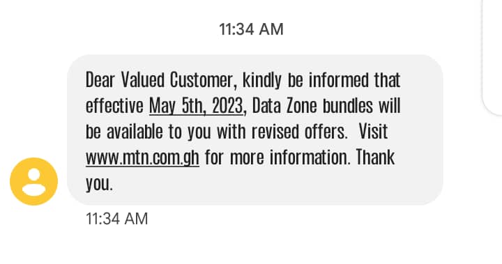 MTN Ghana announces return of Data Zone bundle on May 5