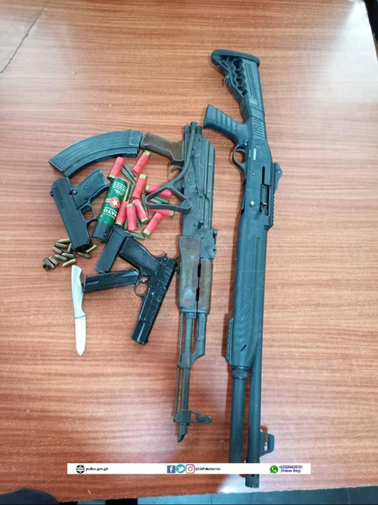 5 dead, 5 weapons retrieved in anti-robbery and landguard operation at Bortianor - Police